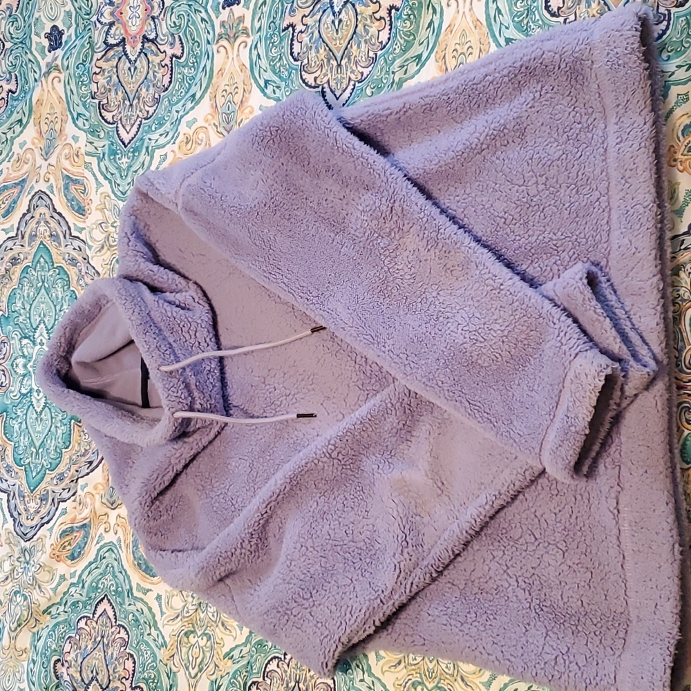 Cowl neck fleece